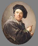 Louis Michel van Loo Portrait of Carle van Loo oil painting